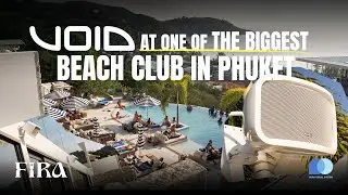 Inside Fira Beach Club Phuket: Void Acoustics Sound System by Aura Visual System