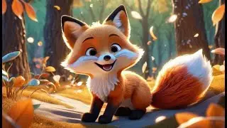 Fuzzy Fox Slides Down Fast | Fun Fox Rhyme for Kids | Sing and Slide Along