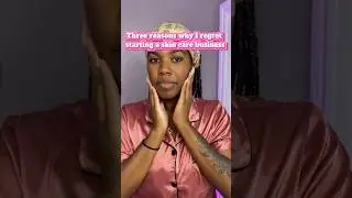 THESE ARE MY SMALL BUSINESS REGRETS! #skincareshort #smallbiz #startingabusiness #skincare #1ksubs