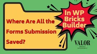 Troubleshoot Bricks Builder Wordpress Native Form - Where Are All the Forms Submission Saved