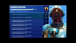 UNLOCKING BLOCKBUSTER SKIN (Visitor Skin)  Fortnite season 4: Week 7 challenges