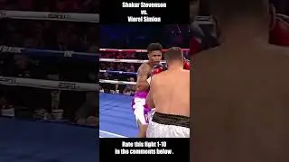 Shakur Stevenson vs Viorel Simion Fight Highlights 😲 #shorts #shortsvideo #highlights