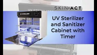 UV Sterilizer and Sanitizer Cabinet with Timer