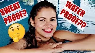 Testing WATERPROOF SWEATPROOF Makeup😁 7 Hrs Test In Hindi