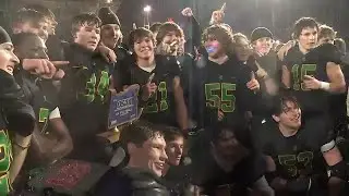 Triple header championship on the high school football field under Friday night lights