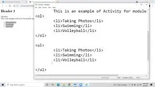 How to use List Item in HTML