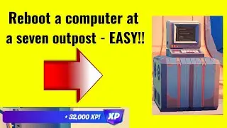 Reboot a computer at Seven Outpost II, V, or Synapse Station   FORTNITE   EASY!!