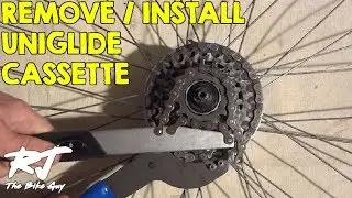 Как снять/установить кассету Shimano Uniglide