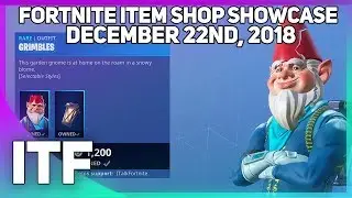 Fortnite Item Shop *NEW* GNOME SKIN! [December 22nd, 2018] (Fortnite Battle Royale)