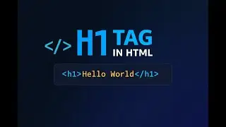 What is H1 Tag in HTML? | HTML Tutorial for Beginners  #html #coding #webdevelopment