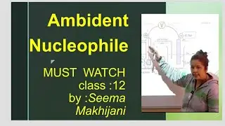AMBIDENT  NUCLEOPHILE  concept and reactions by Seema Makhijani