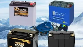 What is the Best Snowmobile Battery Type? AGM vs Gel vs Lead-Acid Wet/Flooded vs Lithium Batteries
