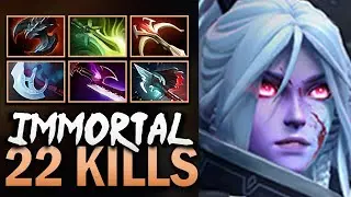 Геймплей Drow Ranger с 22 убийствами и стилем Manta &mdash; Dota 7.39e