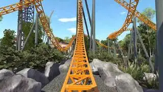 Dreamworld 2020 Launched Coaster POV Rendering - Mack Rides Blue Fire Clone