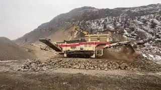MDS M515 Rock Trommel Screen Sorting Large Blast Rock | Foreman Equipment