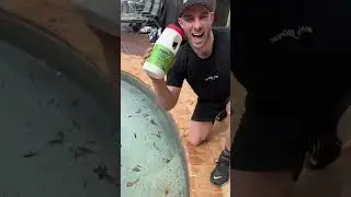 Watch This Metal Pool Stain Disappear in Seconds #shorts