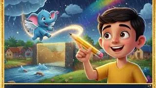 जादू पेंसिल और सफेद हाथी स्टोरी  । Magical pencil and white elephant full story in hindi for kids