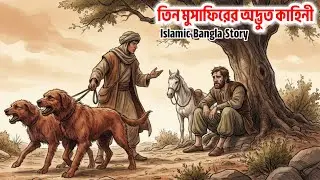 তিন মুসাফিরের অদ্ভুত কাহিনী | তওবা ও ন্যায়বিচারের হৃদয়স্পর্শী আরবী গল্প || Islamic Bangla Story 