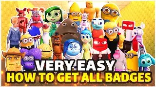 New - How to get all badges IN |💀Find BACKROOMS Morphs | Roblox