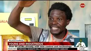 YOUNG AND INDUSTRIOUS II JKUAT student designs special machine