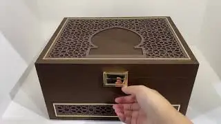 Custom Design Logo Printed Luxury Perfume Packaging Wooden Gift Set Box
