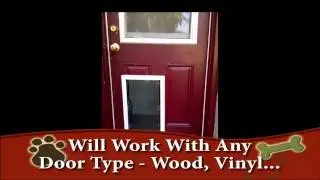 Hale Pet Doors Door Mounted Cat & Dog Door