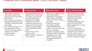BDO Webinar: New rules on Patent Box &ndash; let HM Treasury policy makers clarify for you