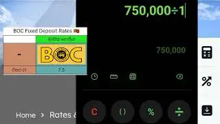 🇱🇰 BOC Bank fixed deposit interest rates |fd rate in sri lanka 2024 |latest fd rates calculation