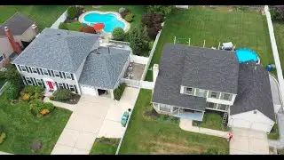 Owens Corning Duration Slatestone Gray and Owens Corning Designer Black Sable