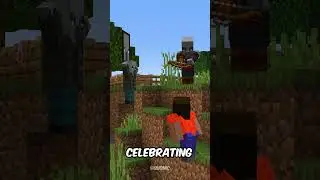 Do YOU Know What Happens When Pillagers Win The RAID?  #minecraft #shorts
