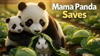 Mama Panda&rsquo;s Gentle Heart A Tiny Bunny Rescue at the Cabbage Farm #panda
