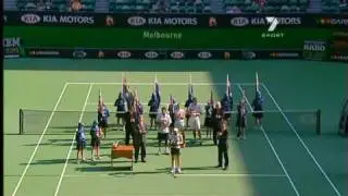 Ceremony of Australian Open Mixed Doubles Final 2006
