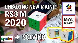 Unboxing My New Main 3x3 From MnM Cubeshop The Moyu RS3M 2020 Magnetic Rubik's Cube