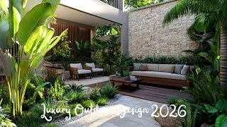 Transform Your Small Backyard into a Tropical Paradise  Luxury Outdoor Design 2026