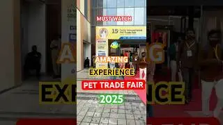 India International Pet Trade Fair 2025 #iiptf2025 #iiptf #fishtank #bharatmandapam #shorts #viral