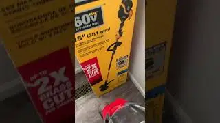 De Walt weed eater #homedepot #weedeater #dewalt #tools #landscape #yard #yardwork