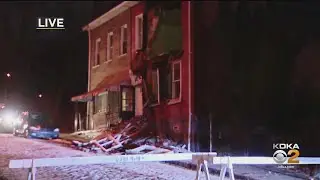 Building Partially Collapses In Perry South