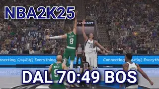 [NBA 2K25] 댈러스 vs 보스턴 | 20점차 압살 경기! Dallas vs Boston | Massive 20-Point Win!