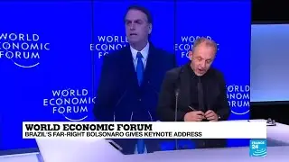 World Economic Forum: Brazil's Bolsonaro gives keynote address