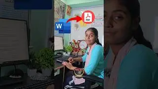 Word document to pdf in ms word