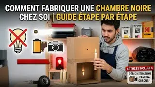 طريقة تحضير العلبة المظلمة || chambre noire ||
