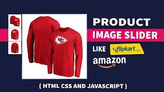 Responsive WooCommerce Product Image Slider ( Like Amazon, Flipkart ) || Html CSS and Javascript