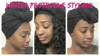 Easy Headwrap/Turban Tutorial Winter Protective Styling