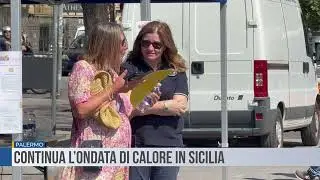 Palermo. The heat wave continues in Sicily.