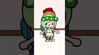 Outfits 🌈 Rainbow colors / Toca Boca Life 💜Lucky Toky #tocalifeworld #shorts