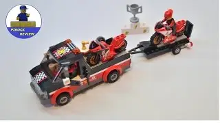 Lego City 60084 Racing bike transporter Review and Build