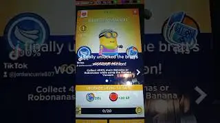 I finally unlocked the bratt's workout minion!