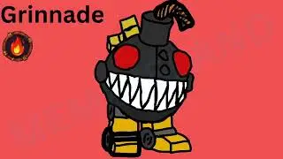 Grinnade (Fire) Meme Island (Animated)