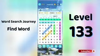 Word Search Journey Level 133 Answers | Find Word 🧩✨ | SolutionGuruji