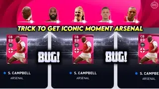 Trick To Get Iconic Campbell Gilberto Silva Petit 🔴 100% Working Trick In Iconic Arsenal Pack PES21